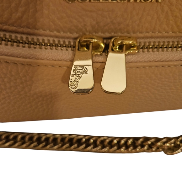 VERSACE COLLECTION Pink pebbled leather Shoulder bag - Picture 7 of 9